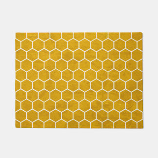 Tapete Hexagonal Hexagonal Amarelo