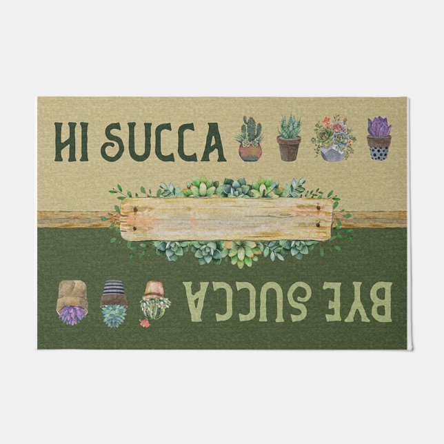 Tapete Hi Succa Doormat / Welcome Mat / Succult (Frente)