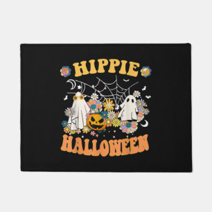 Tapete Hippie Halloween Retro Floral Ghost Pumpkin