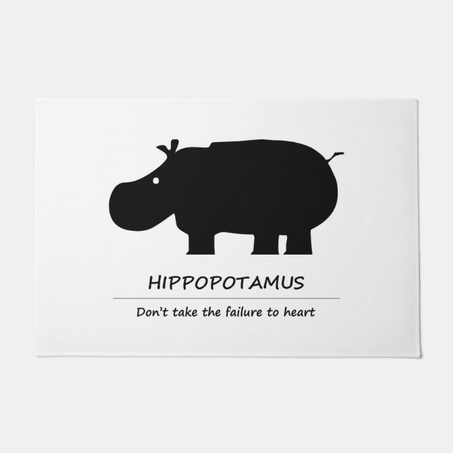 Tapete hippopotamus (Frente)