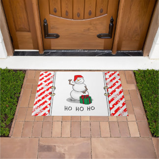 Tapete Ho Ho Feliz Papais noeis de Natal Bonito Snowman