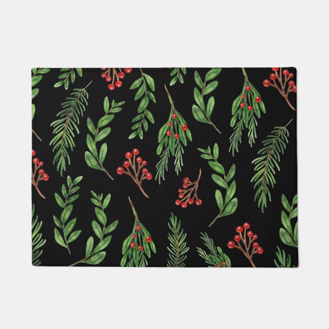 Tapete Holiday Doormat Winter Berries (Frente)