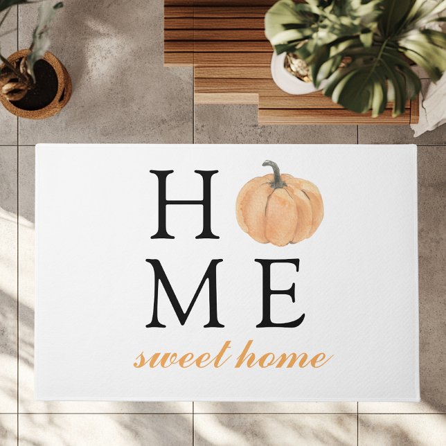 Tapete Home Sweet Home | Abóbora Laranja | Fall Season (Criador carregado)
