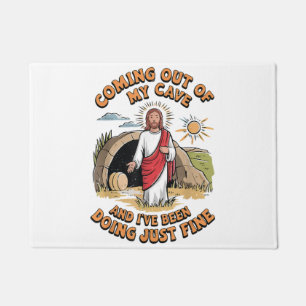 Tapete Homens Jesus Saindo da Minha Caverna