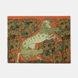 Tapete Horse Medieval Arts Artesanatos Art Nouveau
