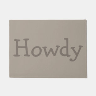 Tapete Howdy Doormat Gift