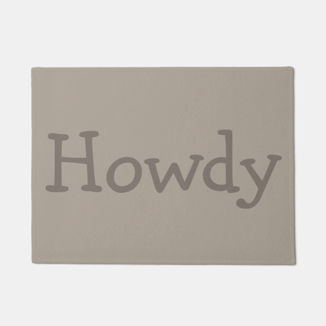 Tapete Howdy Doormat Gift (Frente)