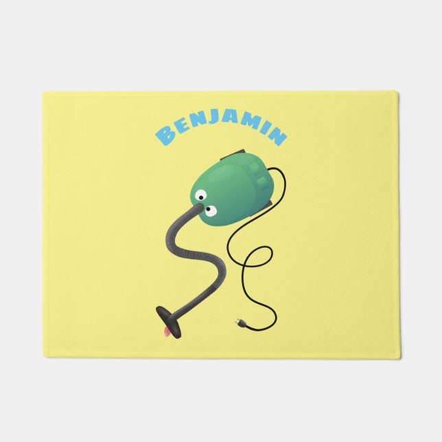 Tapete Humor de desenho animado de aspirador (Frente)