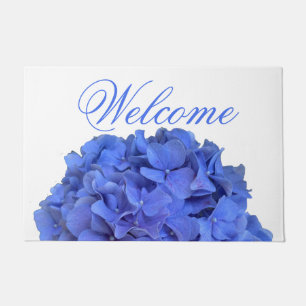 Tapete Hydrangeas florais elegantes de periguito azul