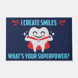 Tapete I Create Smiles, Superpower Mat, Kid Room Decor