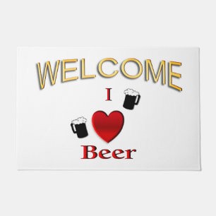 Tapete I Heart Beer Design