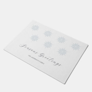 Tapete Ice Blue Snowflake Seasons Saudações Nome da Famíl