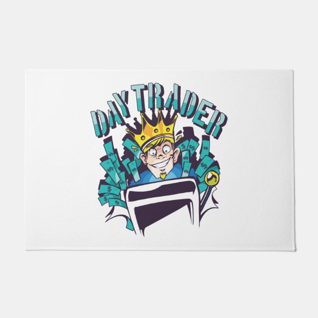 Tapete Ideia de presentes do comerciante de dia (Frente)