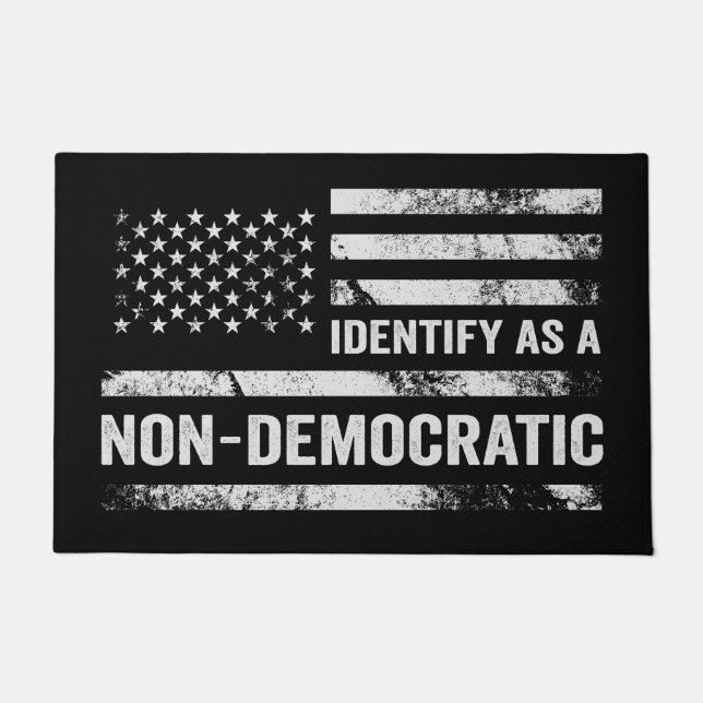 Tapete Identifico-Me Como Um Presente De Bandeira America (Frente)