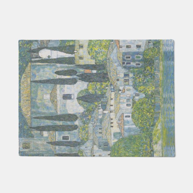 Tapete Igreja em Cassone (Paisagem Italiana) Vintage Art (Frente)