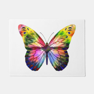 Tapete Ilustração Colorida de Papillon