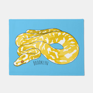 Tapete Ilustração de cobra de pitão birmanês