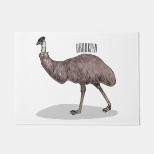 Tapete Ilustração de desenho animado de aves da Emu