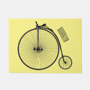 Tapete Ilustração de desenho animado de bicicleta de alta