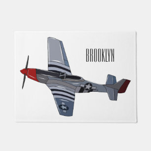 Tapete Ilustração de desenho animado de bombardeiro