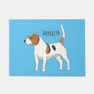 Tapete Ilustração de desenho animado de cachorro Beagle