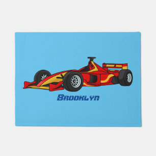 Tapete Ilustração de desenho animado de carros de alta