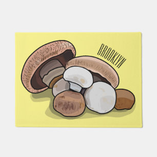Tapete Ilustração de desenho animado de cogumelo