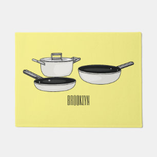 Tapete Ilustração de desenho animado de conjuntos de cook