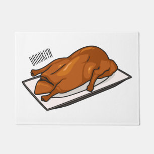 Tapete Ilustração de desenho animado de patos-de-porco