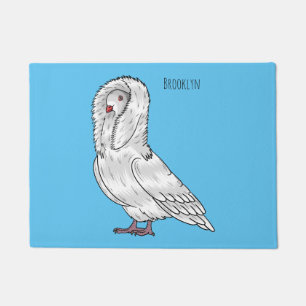 Tapete Ilustração de desenho animado de pombo-jacobino