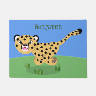 Tapete Ilustração de desenho animado de um adorável bebê