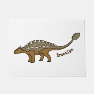 Tapete Ilustração de dinossauro blindado Ankylosaurus