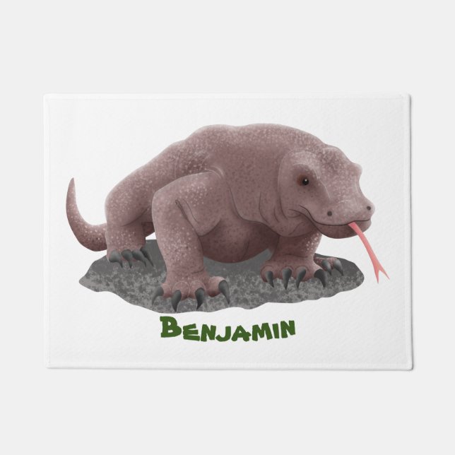 Tapete ilustração de dragão de Komodo (Frente)