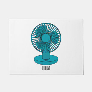 Tapete Ilustração do desenho do ventilador