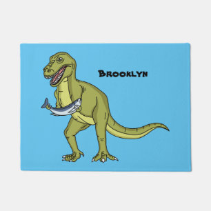 Tapete Ilustração engraçada do dinossauro T rex