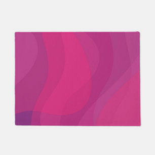 Tapete Ilustração ondulada urbana cor-de-rosa, moderna,