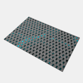 Tapete Imagem ciana sob placas de cinza, formas retangula