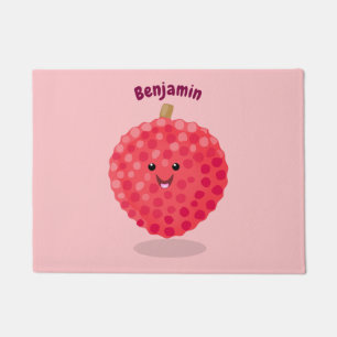 Tapete Imagem de desenho animado de liso rosa-claro