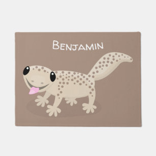 Tapete Imagem de desenho animado de uma lagartixa pintada