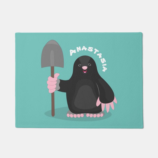 Tapete Imagem de desenhos animados alegres e bonitos (Frente)