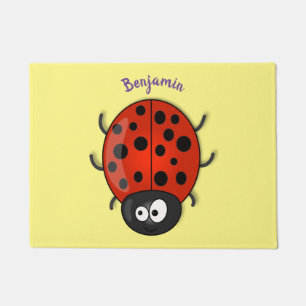 Tapete Imagem de desenhos animados de ladybug vermelho e 