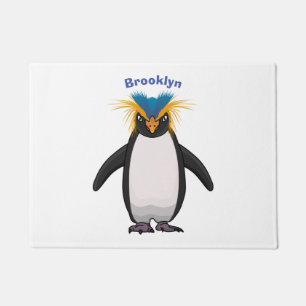 Tapete Imagem do desenho animado de pinguim macarrão-bra