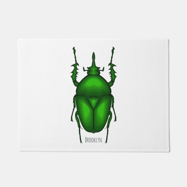 Tapete Imagem do inseto Mecynorhina torquata (Frente)