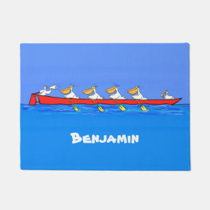 Tapete Imagem engraçada de desenhos animados pelicanos