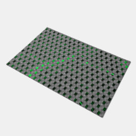 Tapete Imagem verde sob placas de cinza, quadrados oblong