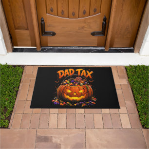 Tapete Imposto Pai Engraçado Halloween Abóbora