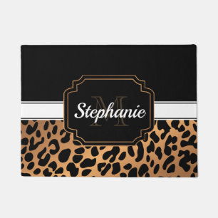 Tapete Impressão do Leopardo Bonito