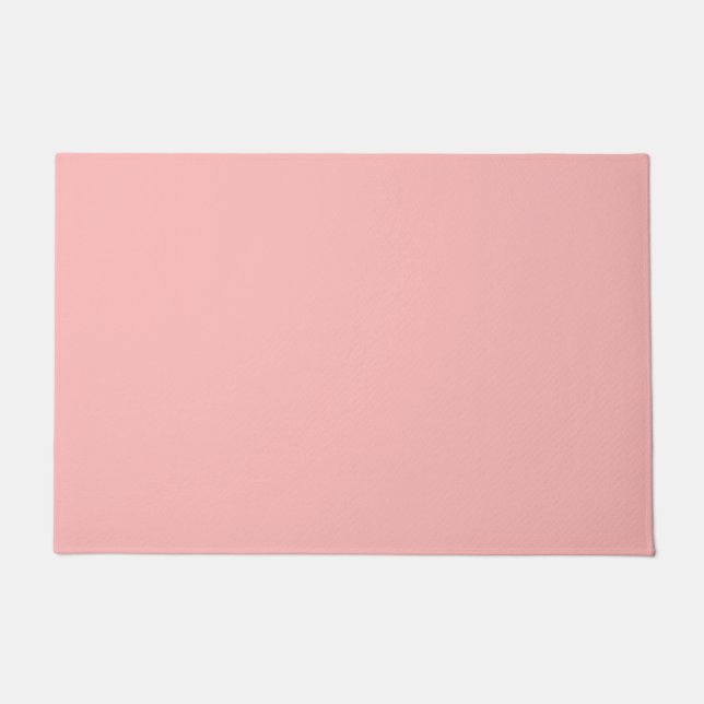 Tapete Impressão do Pastel Sólido Colorido Rosa (Frente)