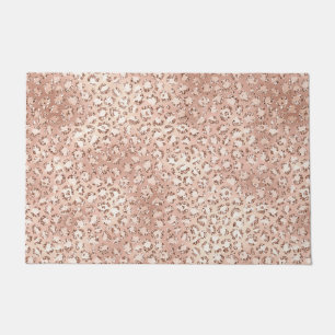 Tapete Impressão Leopard Luminosa Cor-de-Rosa Esbranquiça