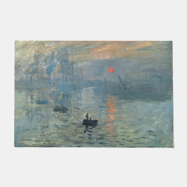 Tapete Impressão Monet Sunrise Pintura Levante Solo (Frente)